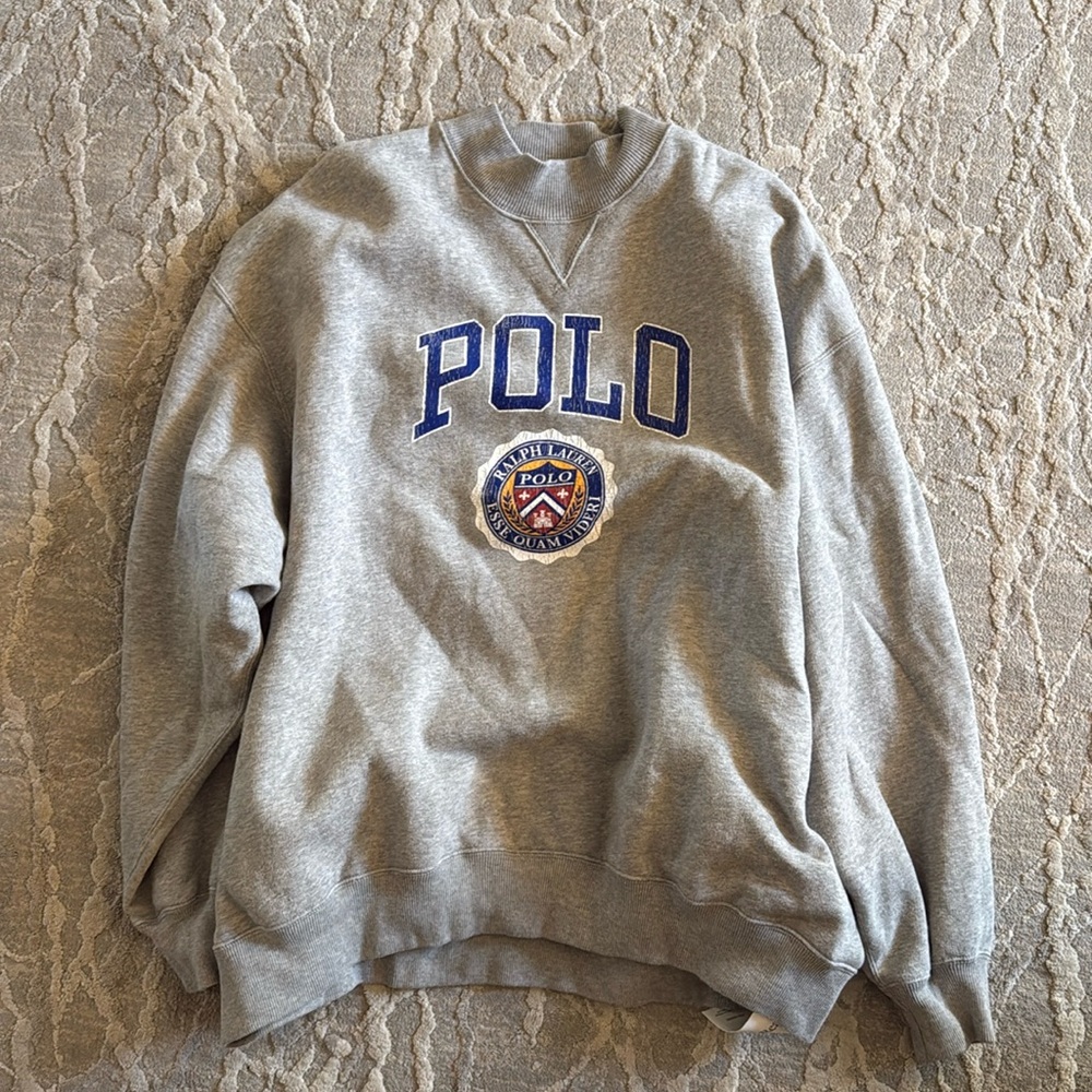 Polo Ralph Lauren sweatshirt mock neck barely worn